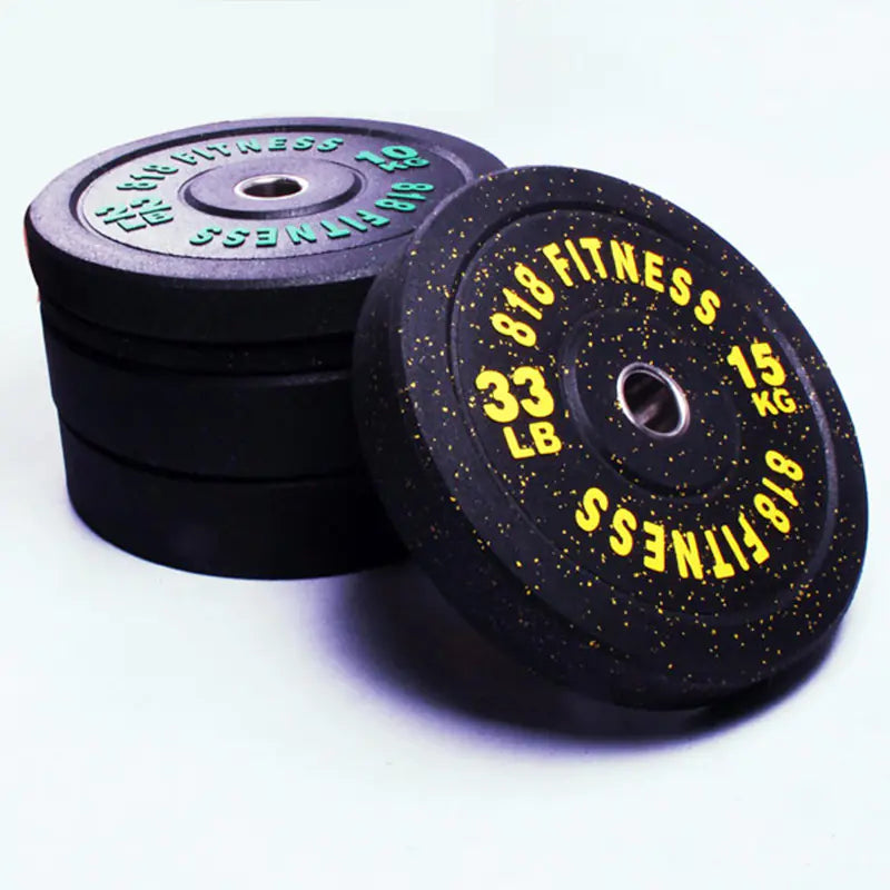 Colored Rubber Weight Plates for Commercial Gyms