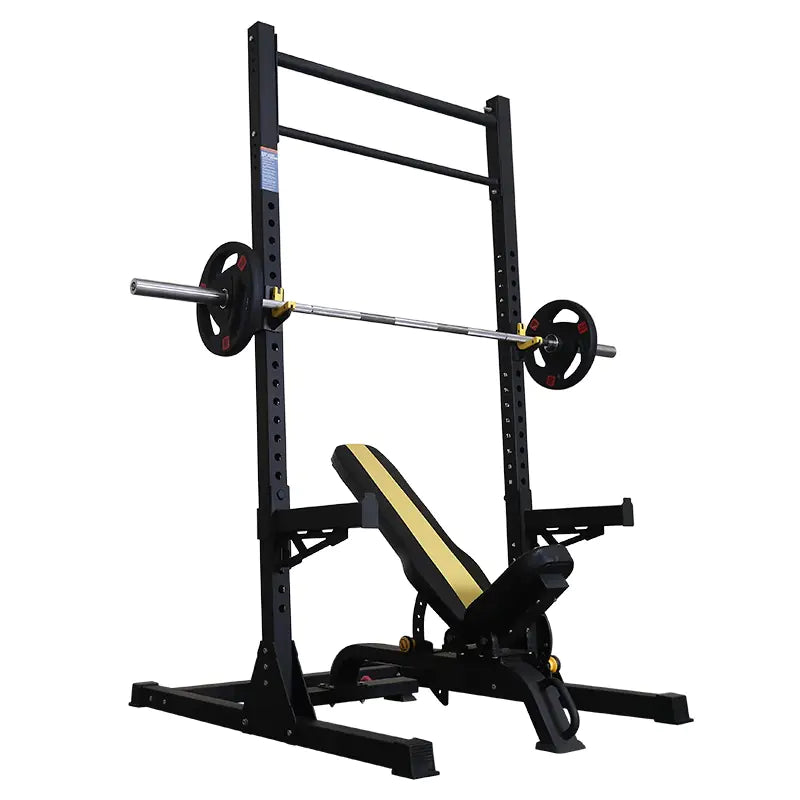 Multi-Functional Home Gym Weight Bench and Squat Rack