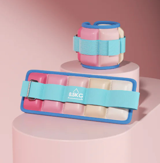 Adjustable Ankle Weights for Strength Training (One Pair)