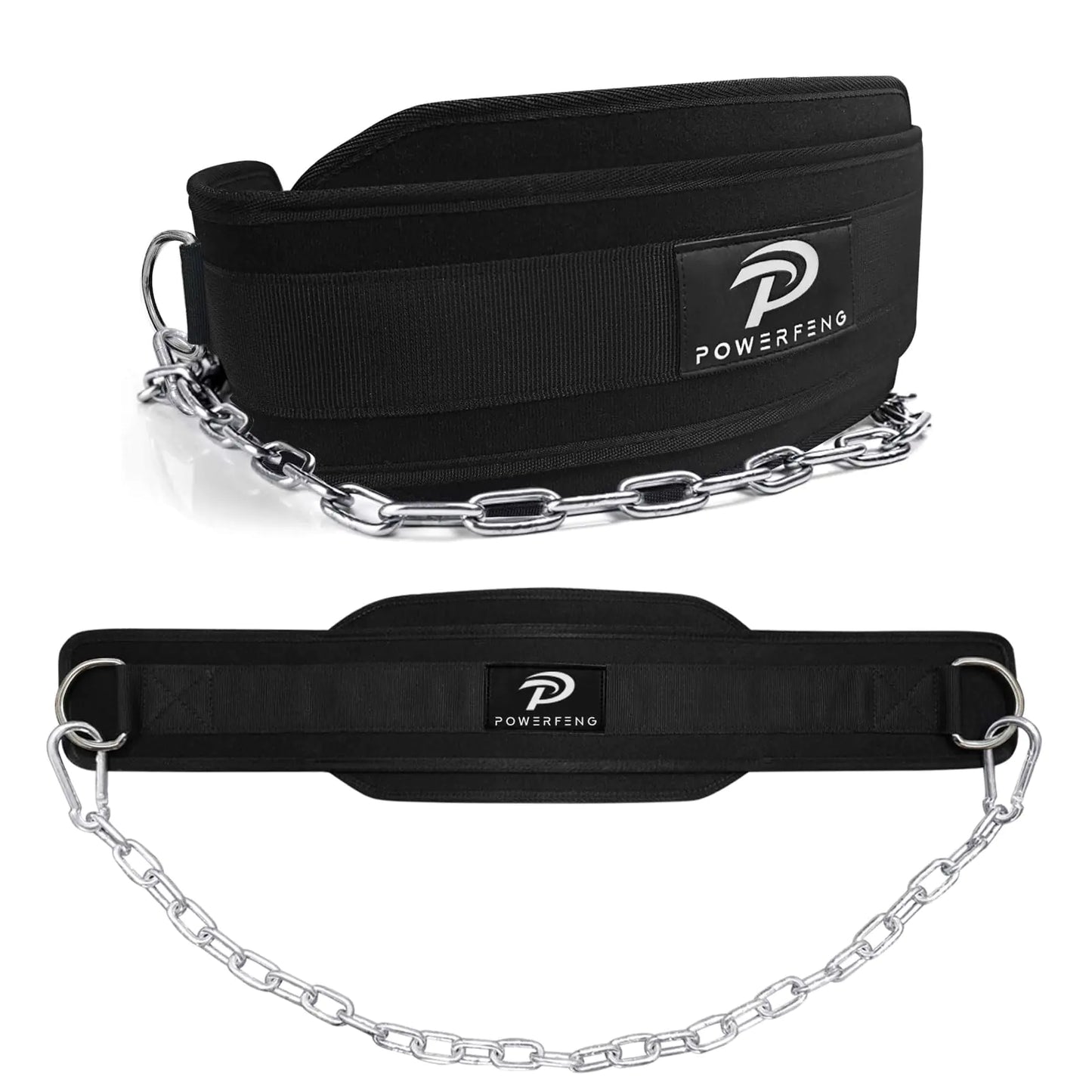 Dip Belt for Weight Lifting: Dip Belt with Heavy Duty Steel Chain for Weighted Dips Pull Ups Squats - Weighted Dip Belt for Strength Training Gym Home