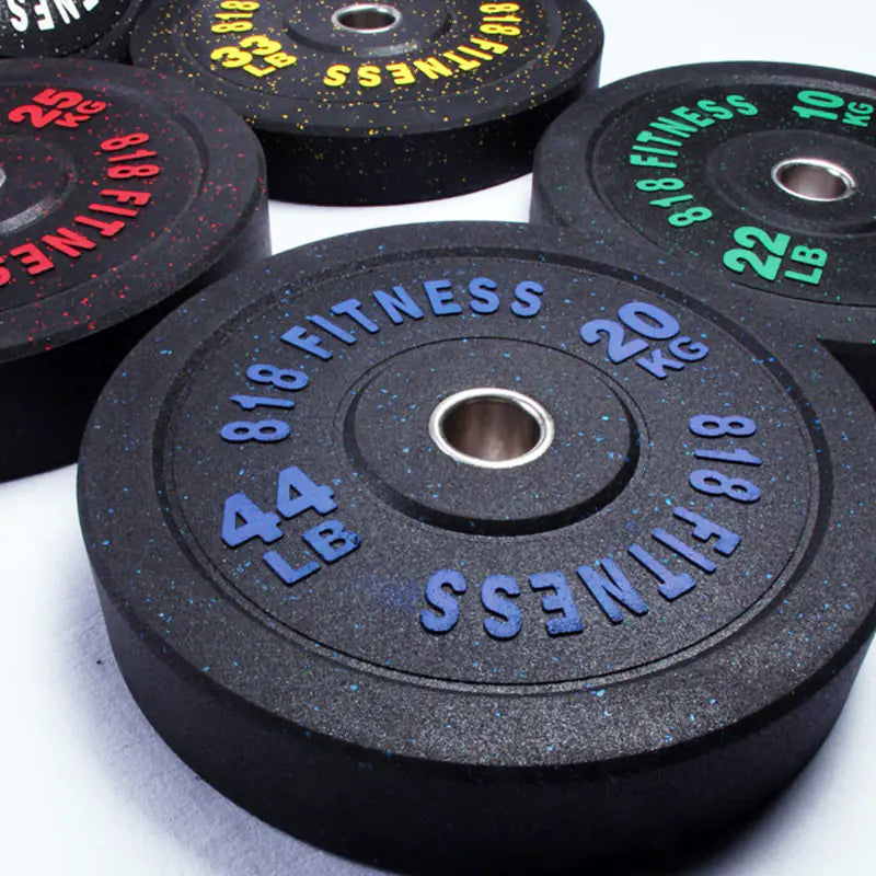 Colored Rubber Weight Plates for Commercial Gyms